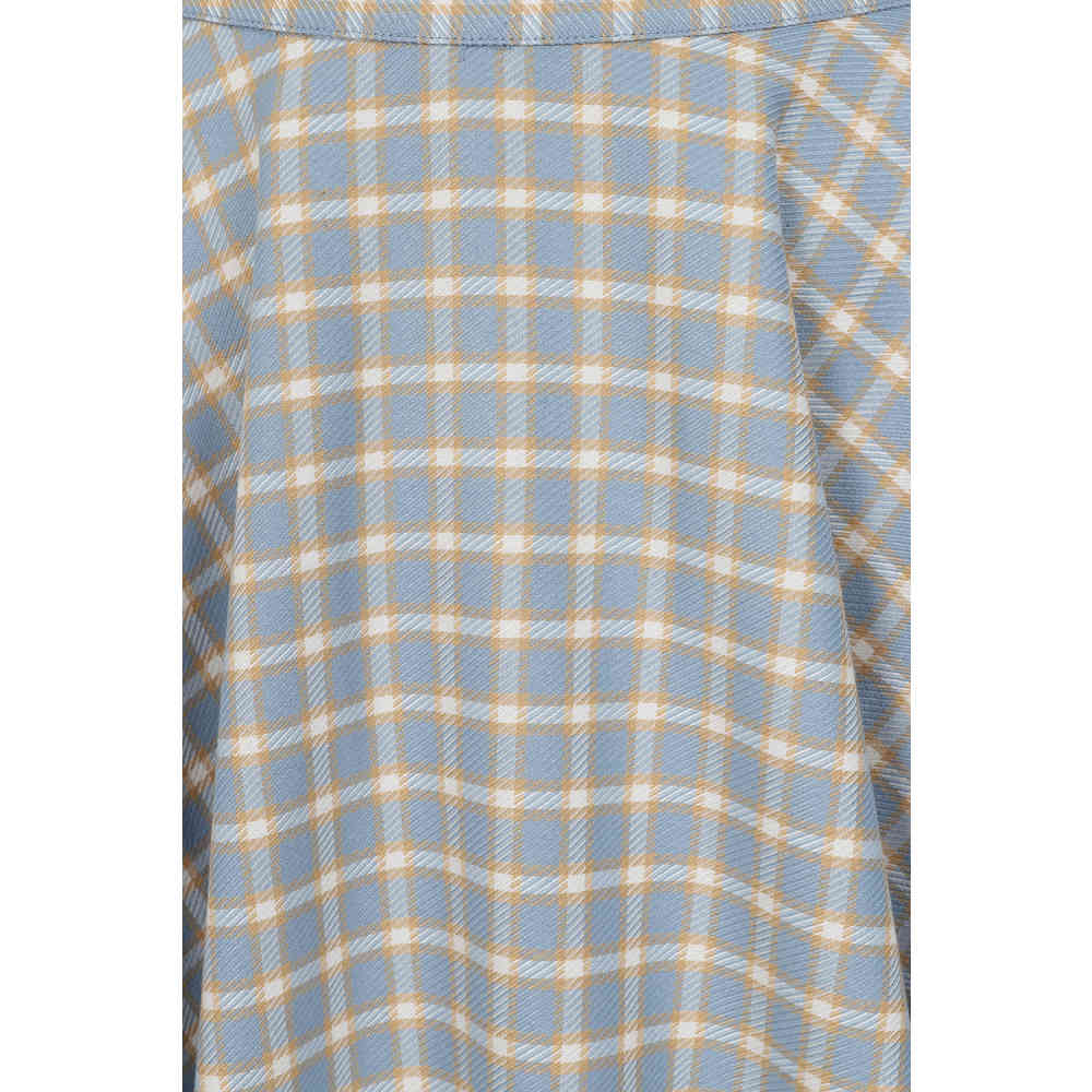 Banned - Cary Blue Check Skirt - Blue